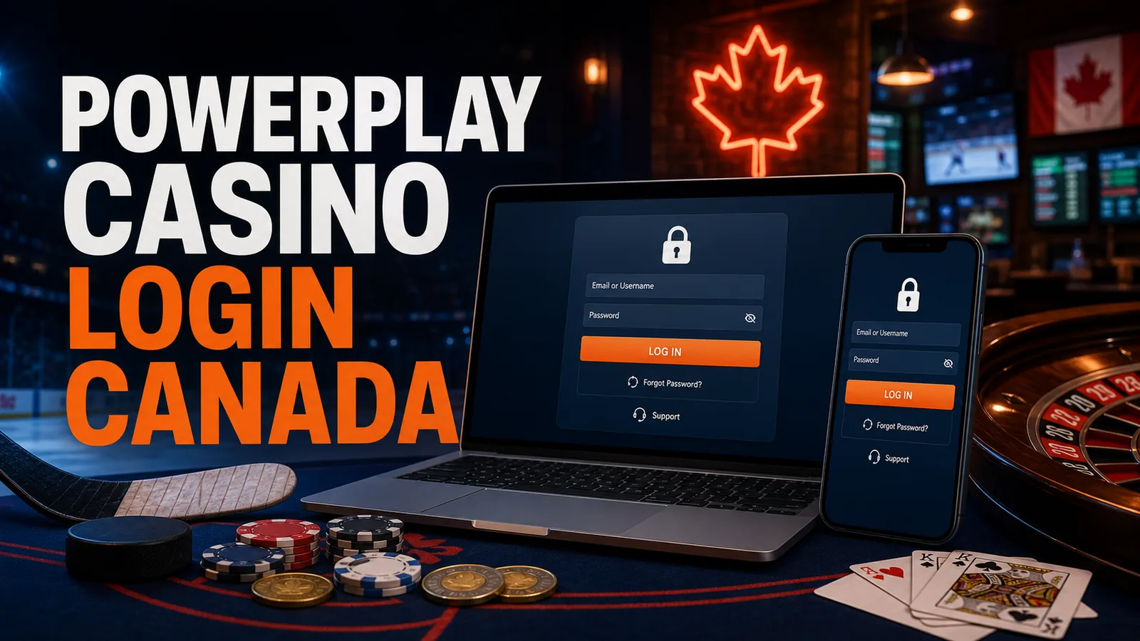 PowerPlay Casino Login Canada content banner